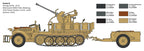 Italeri SDKFZ 10/4- FLAK30 W/CREW (3)