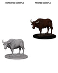 WizKids 73099 Deep Cuts Unpainted Miniatures: Oxen (9003784044781)