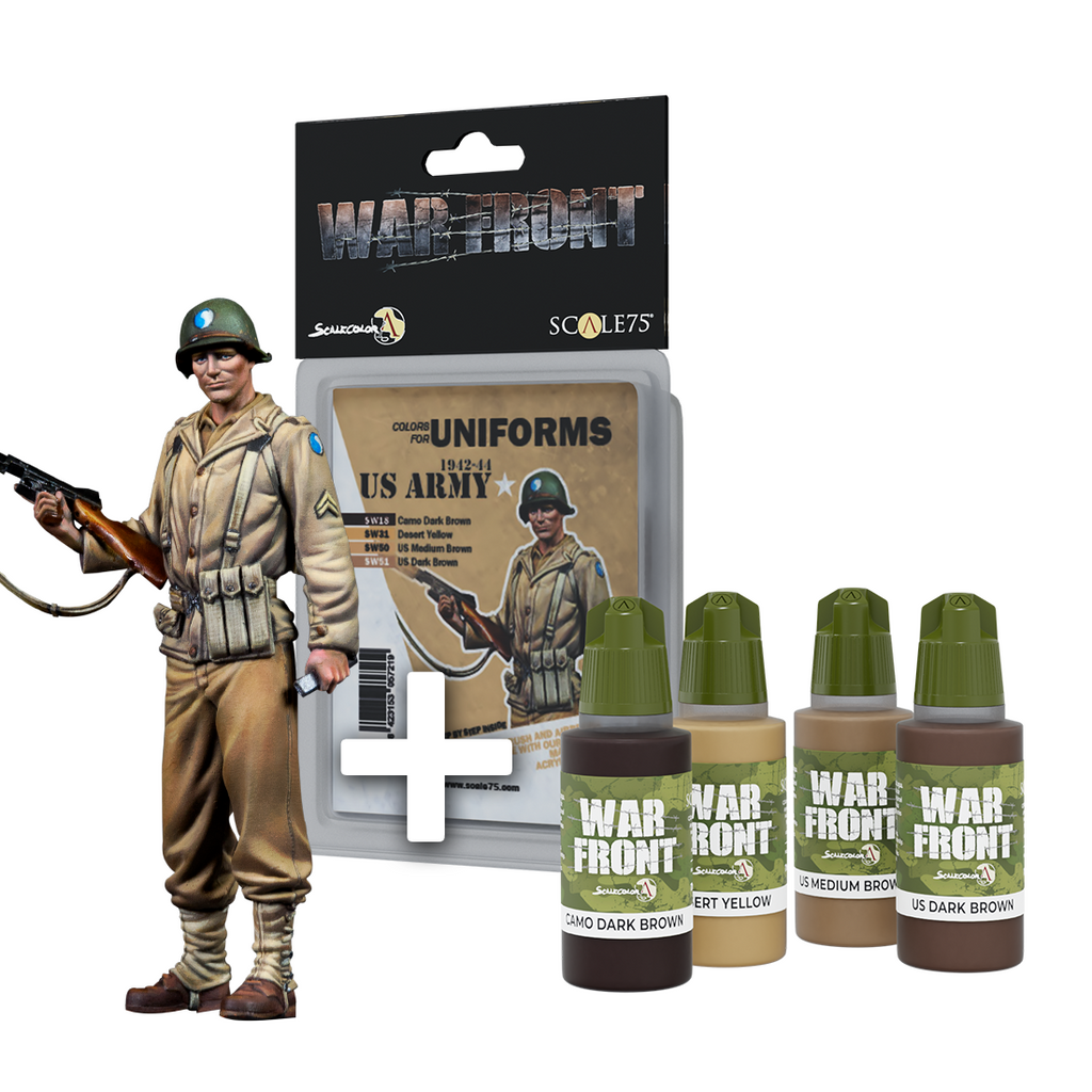 Scale 75 Figures Warfront Pack Us Corporal + Us Army 1942-1944 (2)