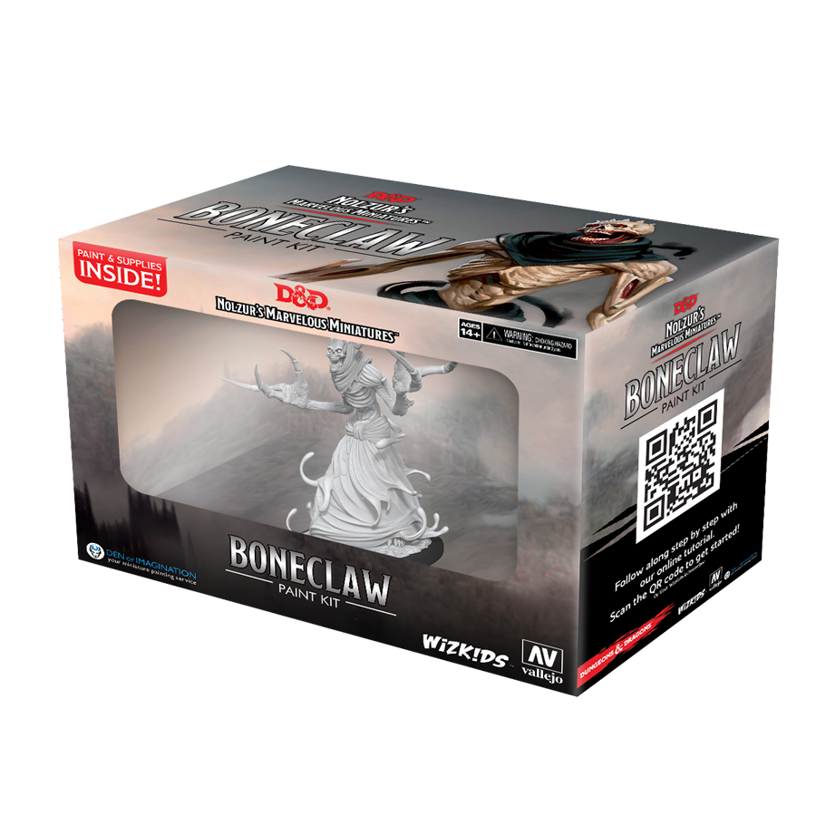 WizKids 90364 D&D Nolzurs Marvelous Miniatures: Boneclaw Paint Night Kit (#6) (9003826086125)