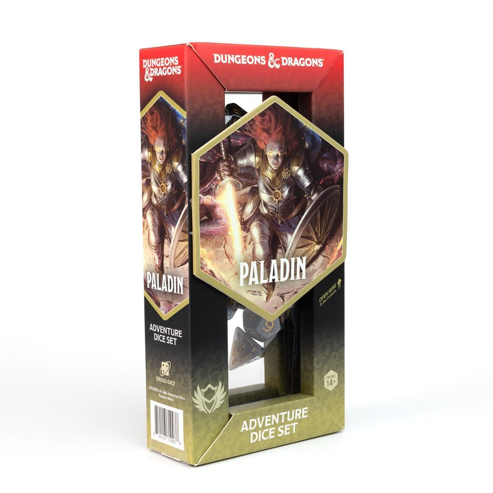 Sirius D&D Adventure Dice Paladin White / Grey - SDZ2002-14