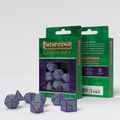 Q Workshop Pathfinder Goblin Purple & green Dice Set