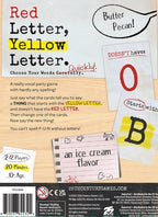 25th Century Games TFC51000 Red Letter Yellow Letter