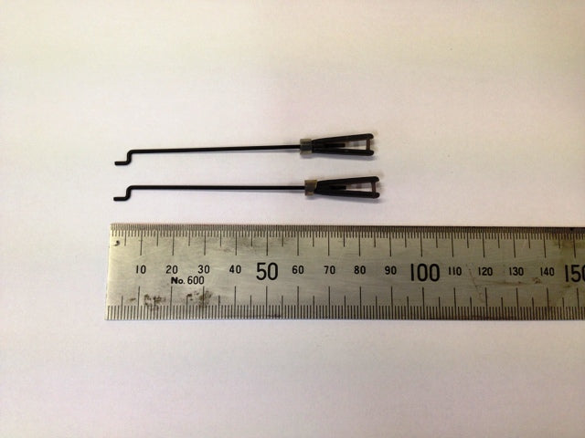 Parkzone PKZ5205-1 Aileron pushrod set w/Clevis: 2pcs SR10 Stinson Reliant (8347095793901)