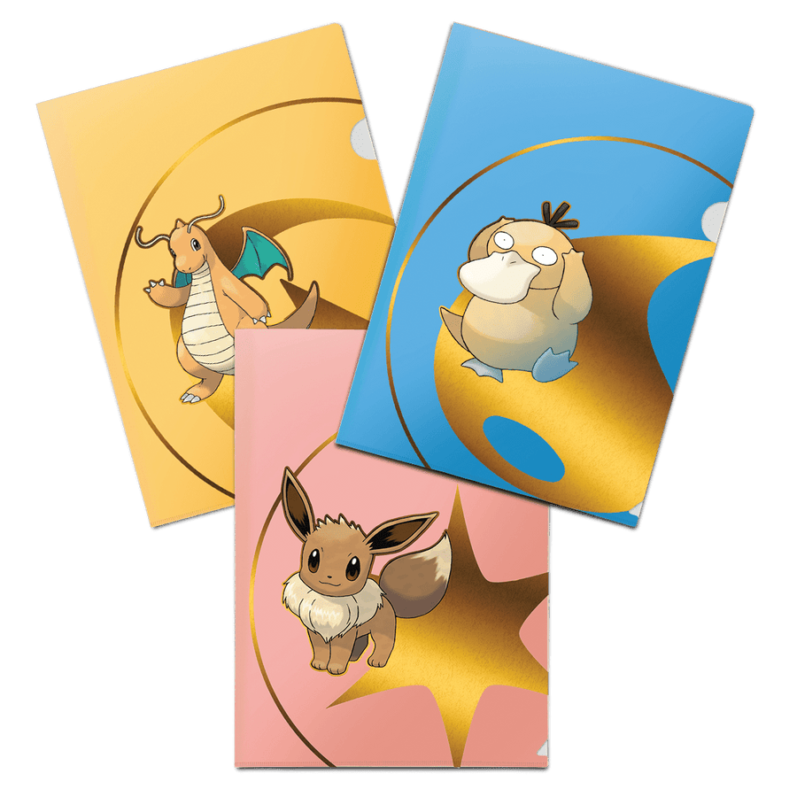 Ultra Pro 16403 PokÃ©mon: Eevee, Dragonite, Psyduck A4 Folios (9255894384877)