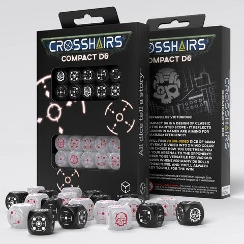 Q Workshop Crosshairs Compact D6: Black&Pearl