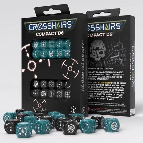 Q Workshop Crosshairs Compact D6: Stormy&Black