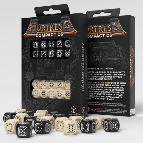 Q Workshop Fortress Compact D6: Black&Beige
