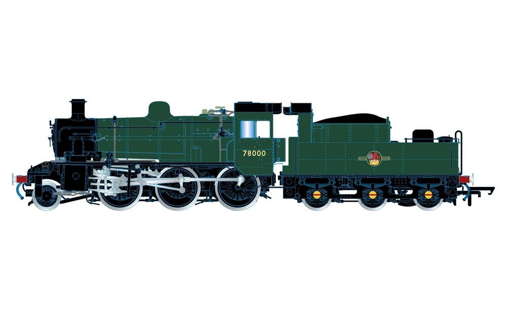 Hornby R3839 BR STd 2MT '78000' (8531186876653)