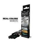 AK Interactive RCM111 RC Markers Wwii Axis Aircraft Squiggle Camouflage Colors Set 3 RC Markers