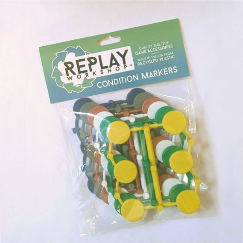 Atlas Games AG7006 Replay Recycled Plastic Condition Markers