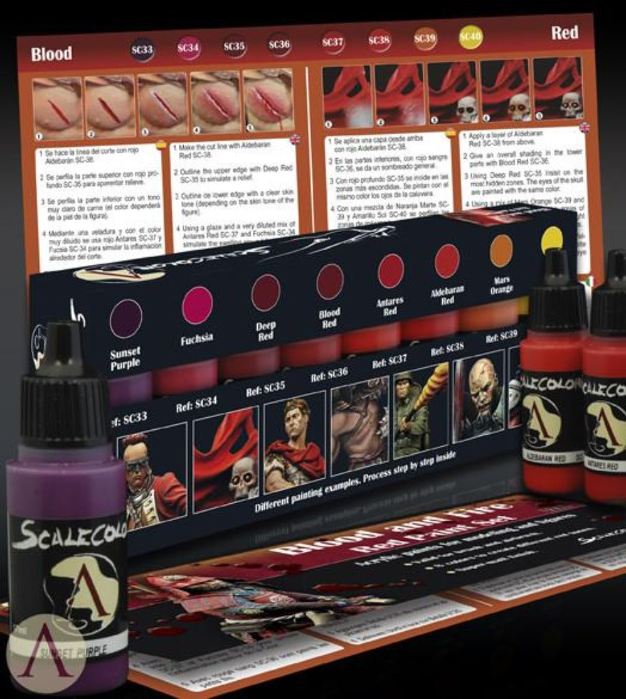 Scale 75 Scalecolor Blood and Fire Paint Set (3)