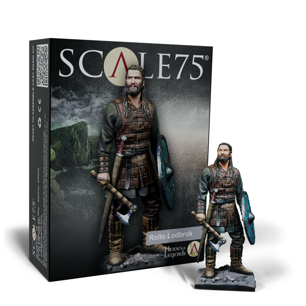 Scale 75 Figures Heroes and Legends Rollo Lodbrok 75mm (3)