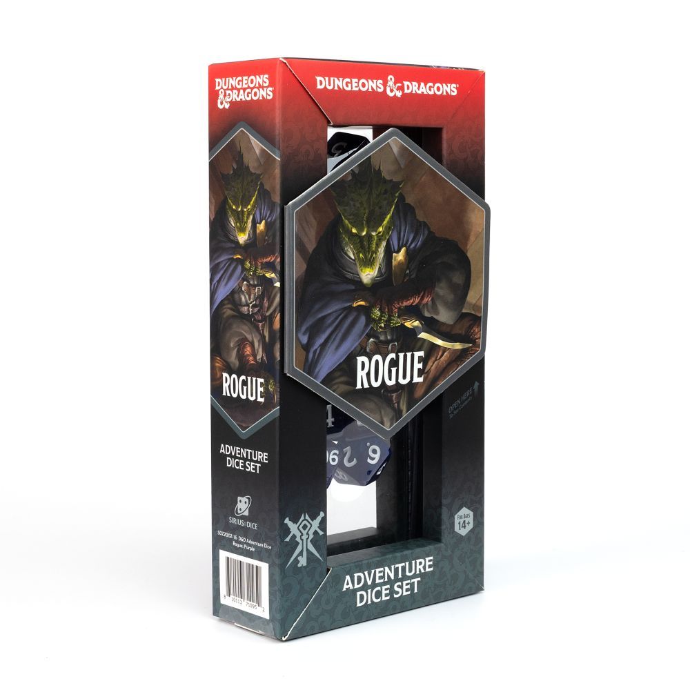 Sirius D&D Adventure Dice Rogue Purple - SDZ2002-16