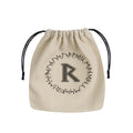 Q Workshop Runic Beige & black Dice Bag