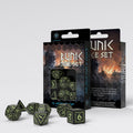 Q Workshop Runic Black & glow-in-the-dark Dice Set