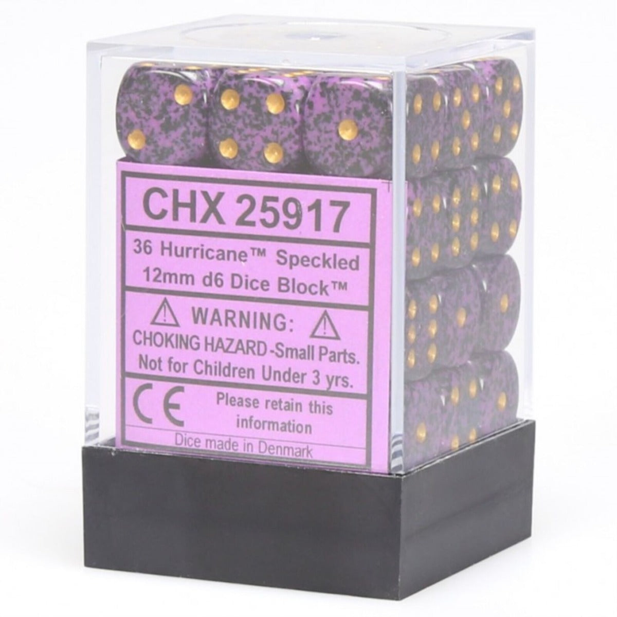 Chessex Speckled 12mm d6 Hurricane Dice Block (36 dice)