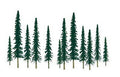 JTT Scenery 92009 25-50mm Econo-Conifers (55pk) (7716352098541)