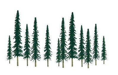 JTT Scenery 92009 25-50mm Econo-Conifers (55pk) (7716352098541)