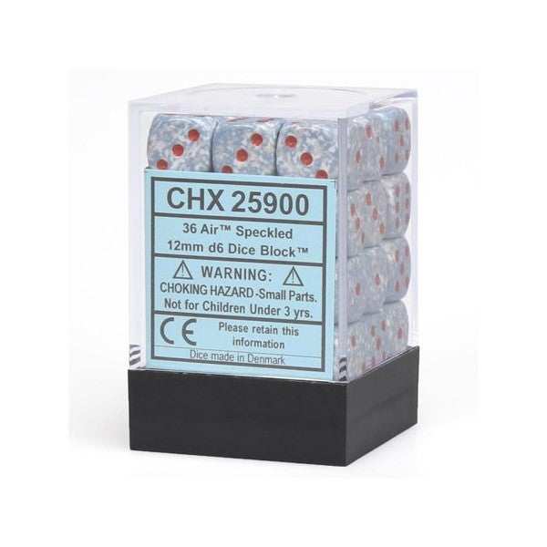 Chessex Speckled 12mm d6 Air Dice Block (36 dice)