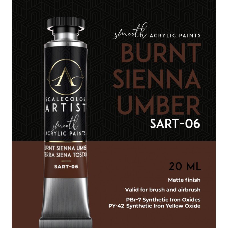 Scale 75 Scalecolor Artist Burnt Sienna Umber 20ml (3)
