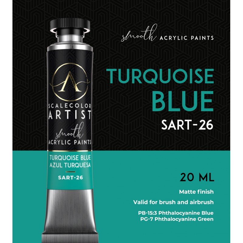 Scale 75 Scalecolor Artist Turquoise Blue 20ml (3)