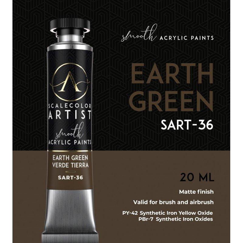 Scale 75 Scalecolor Artist Earth Green 20ml (3)