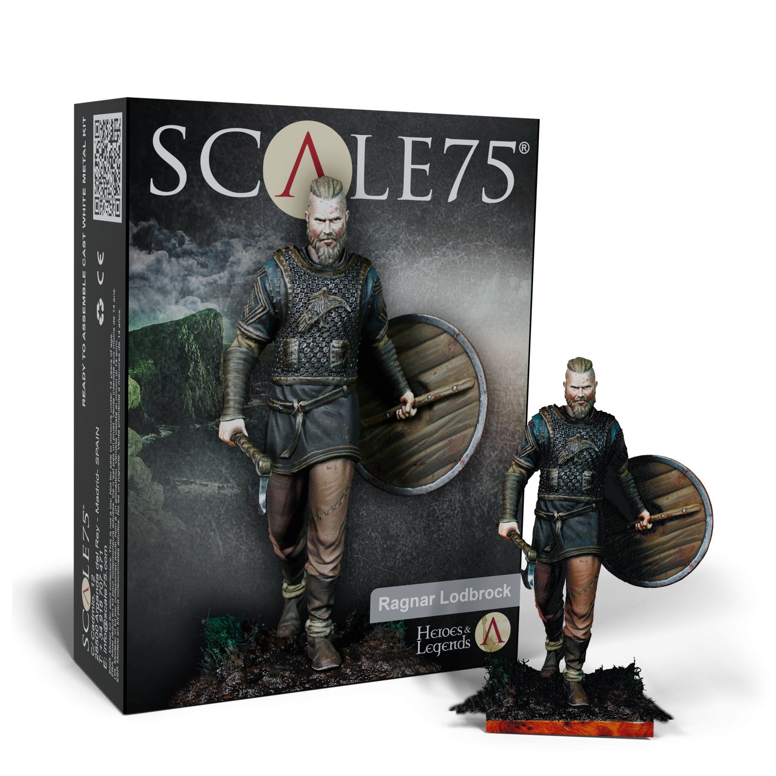 Scale 75 Figures Heroes and Legends Ragnar Lodbrok 75mm (3)