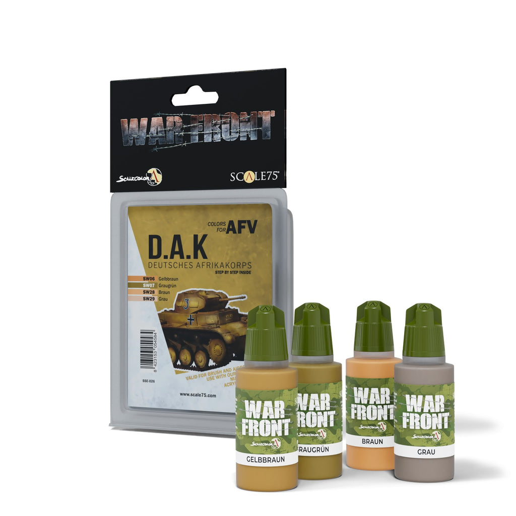 Scale 75 Warfront D.A.K. Colors For Afv Paint Set (2)