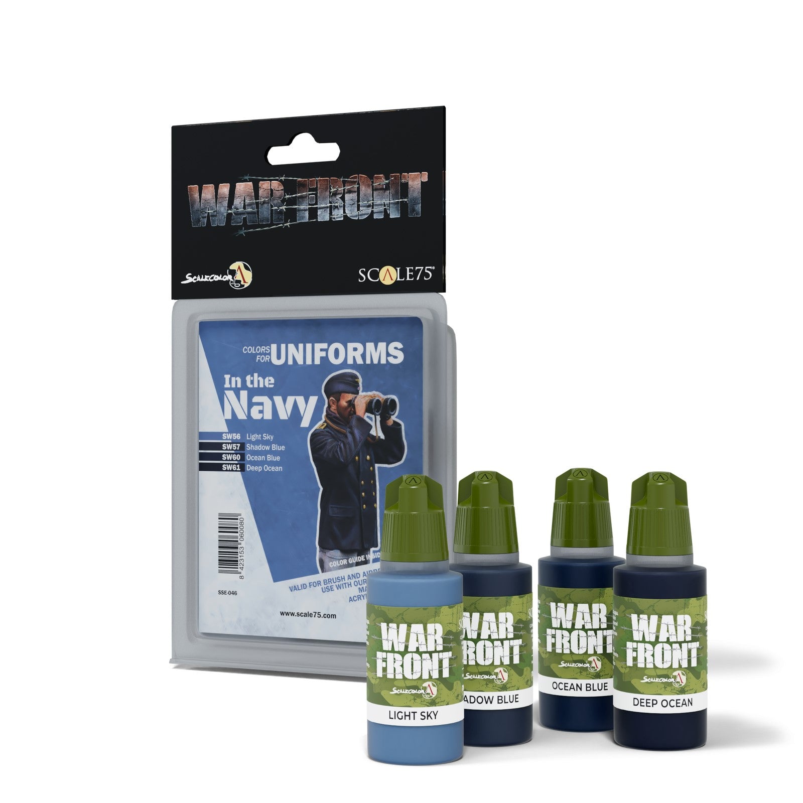 Scale 75 Warfront In The Navy Paint Set (2)