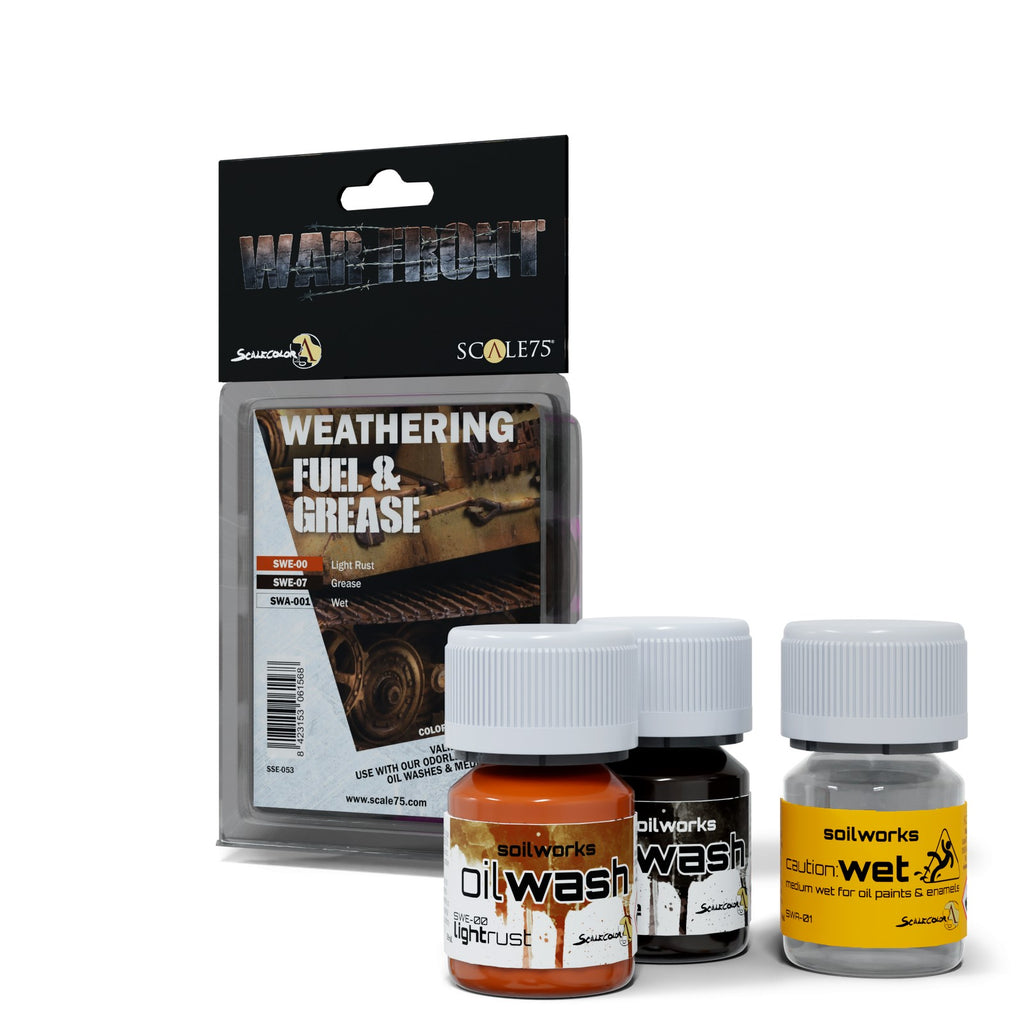 Scale 75 Warfront Fuel And Grease Paint Set (2)