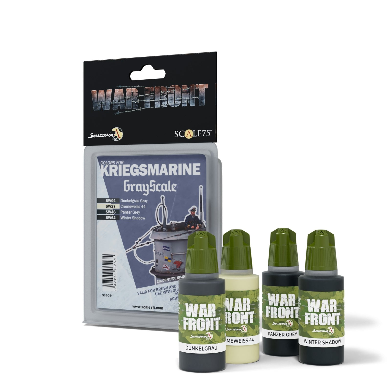 Scale 75 Warfront Grayscale Paint Set (2)