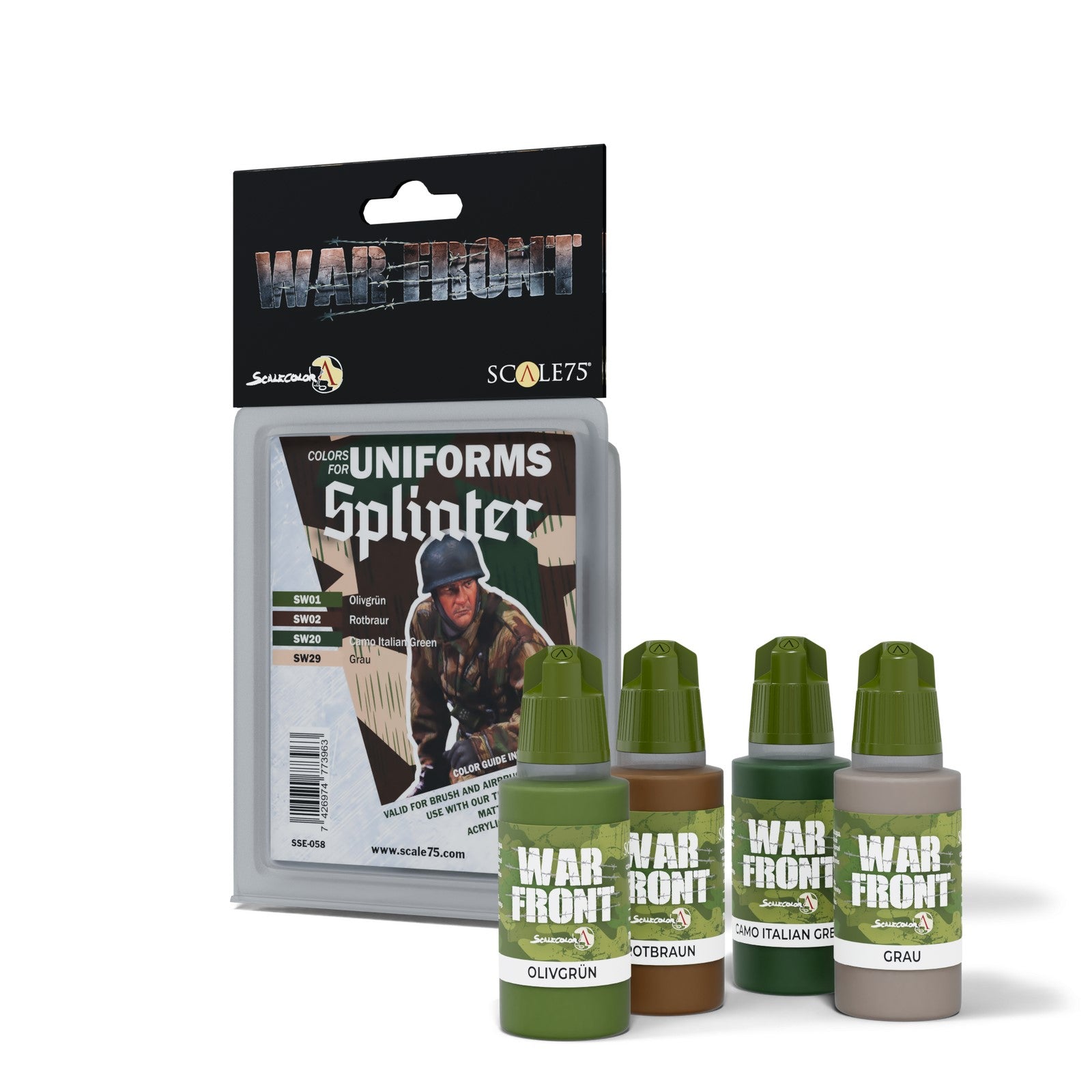 Scale 75 Warfront Splinter Paint Set (2)