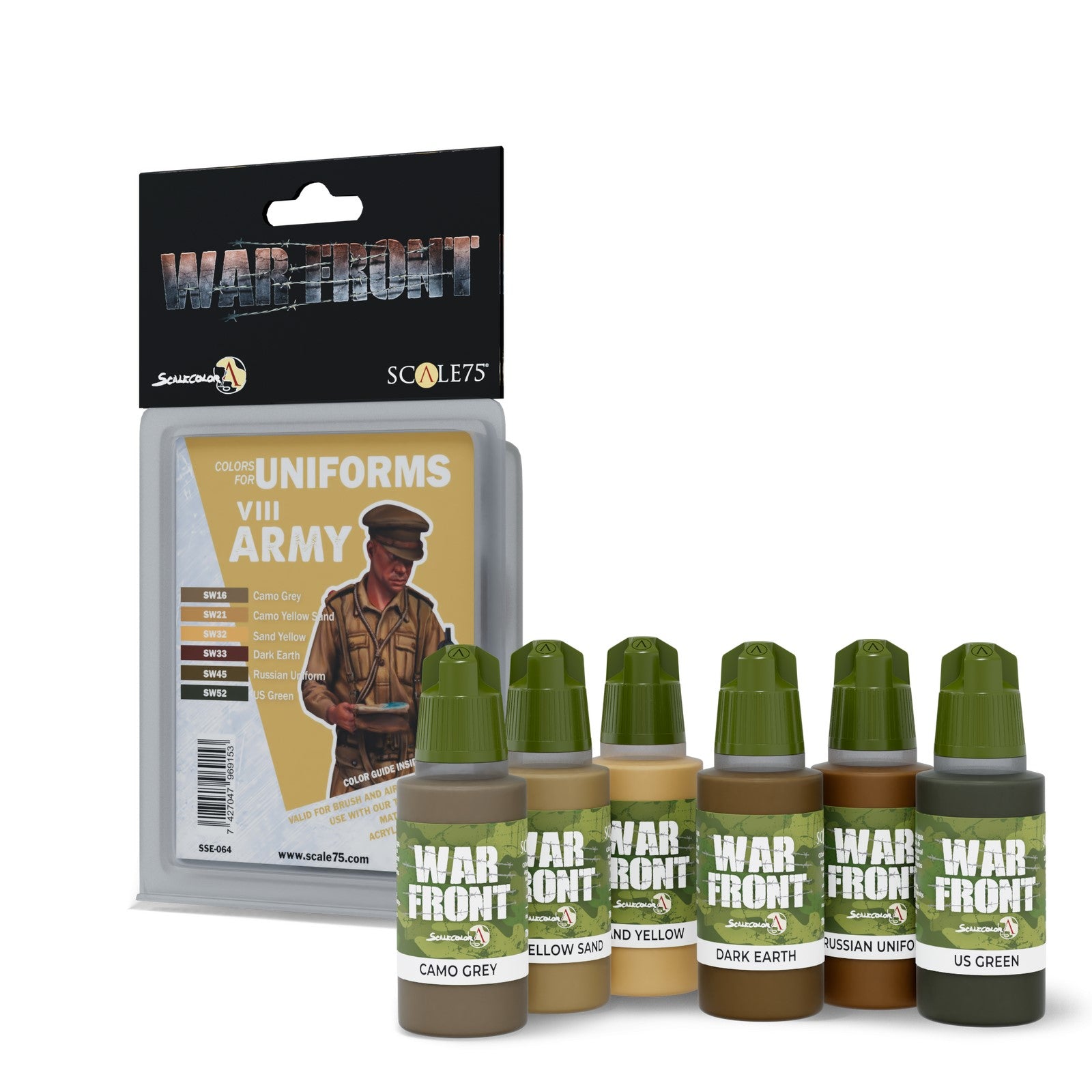 Scale 75 Warfront Viii Army Paint Set (2)