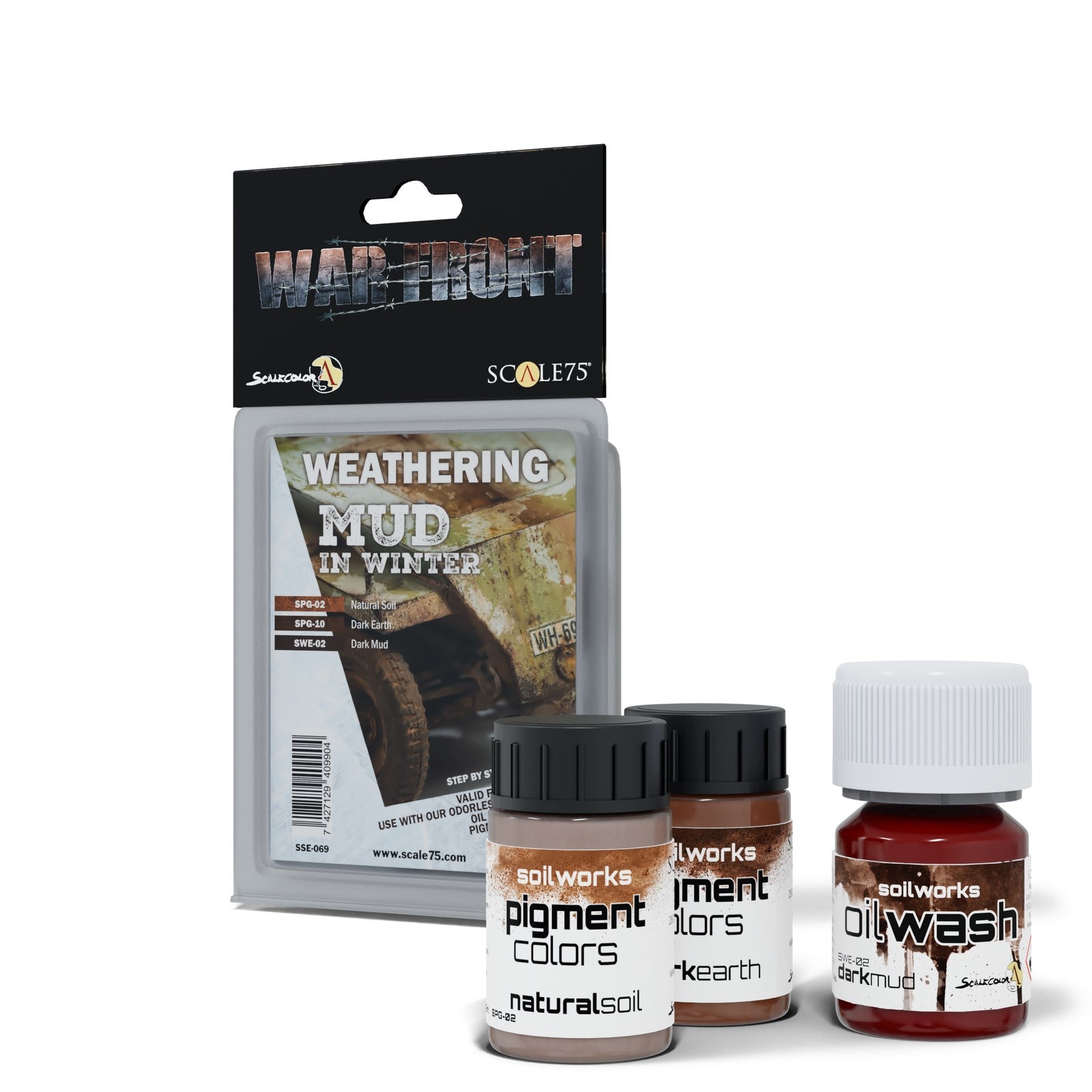 Scale 75 Warfront Get Dirty Mud In Winter Paint Set (2)