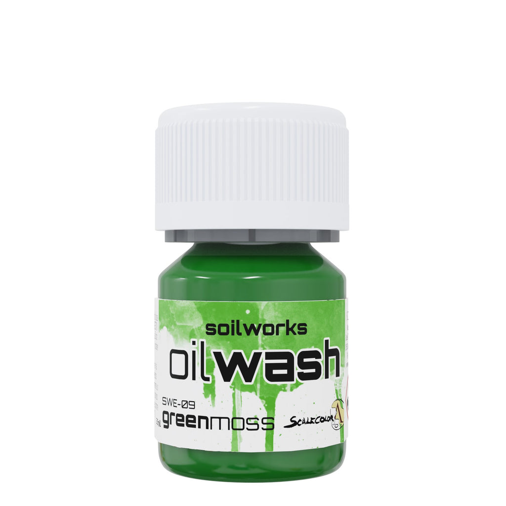 Scale 75 SWE-09 Soilworks Washes Green Moss 30ml (9210262651117)