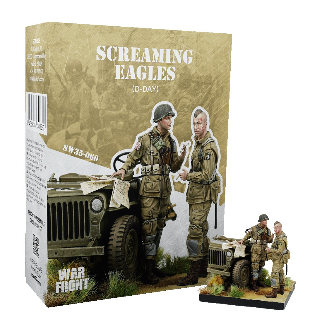 Scale 75 Figures Warfront Screamig Eagles (D-Day) 35mm (39)