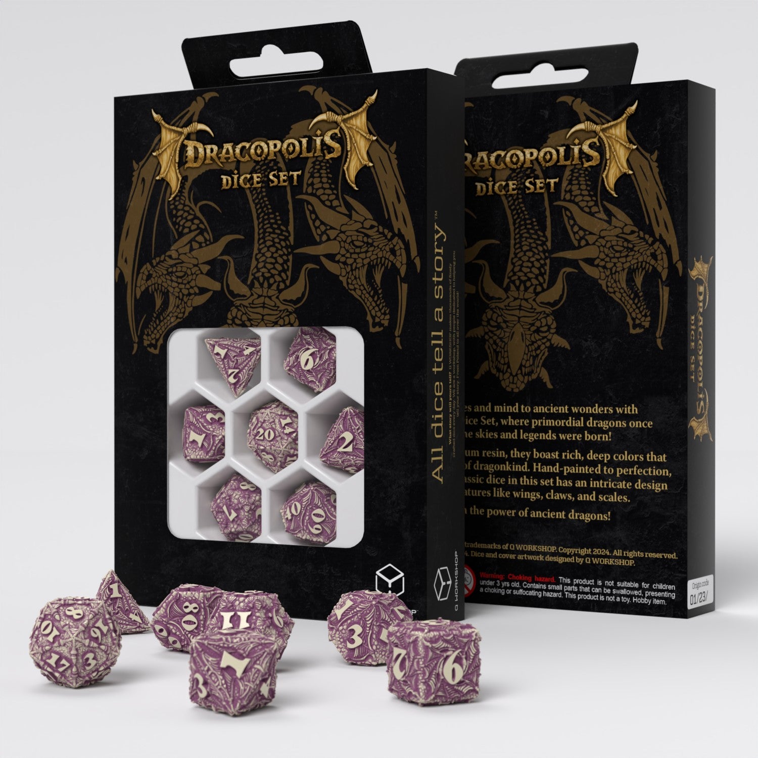Q Workshop Dracopolis Dice Set The Yucatan Featherwing