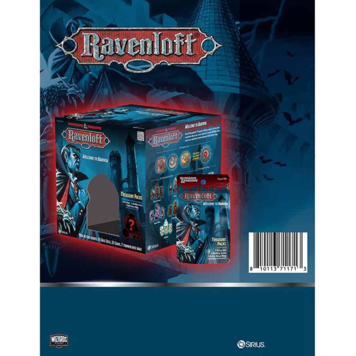 Sirius D&D Ravenloft: Castle Ravenloft Packs Blind Box PDQ - SDZ2006-01