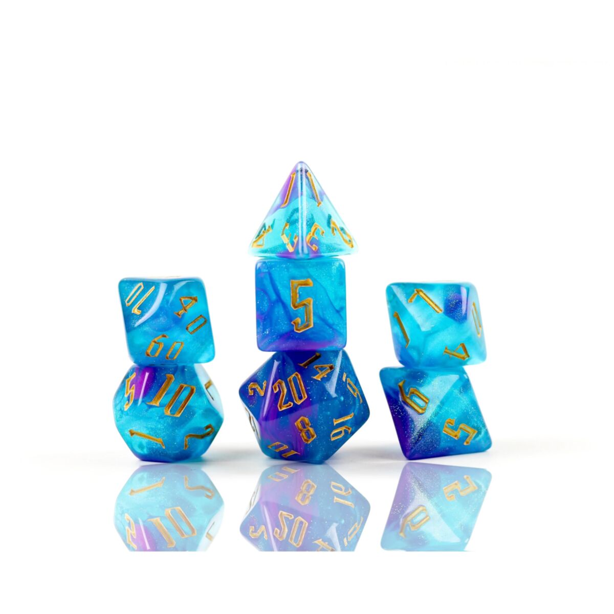 Sirius Dice Set Cerulean Nebula - SDZ0013-05