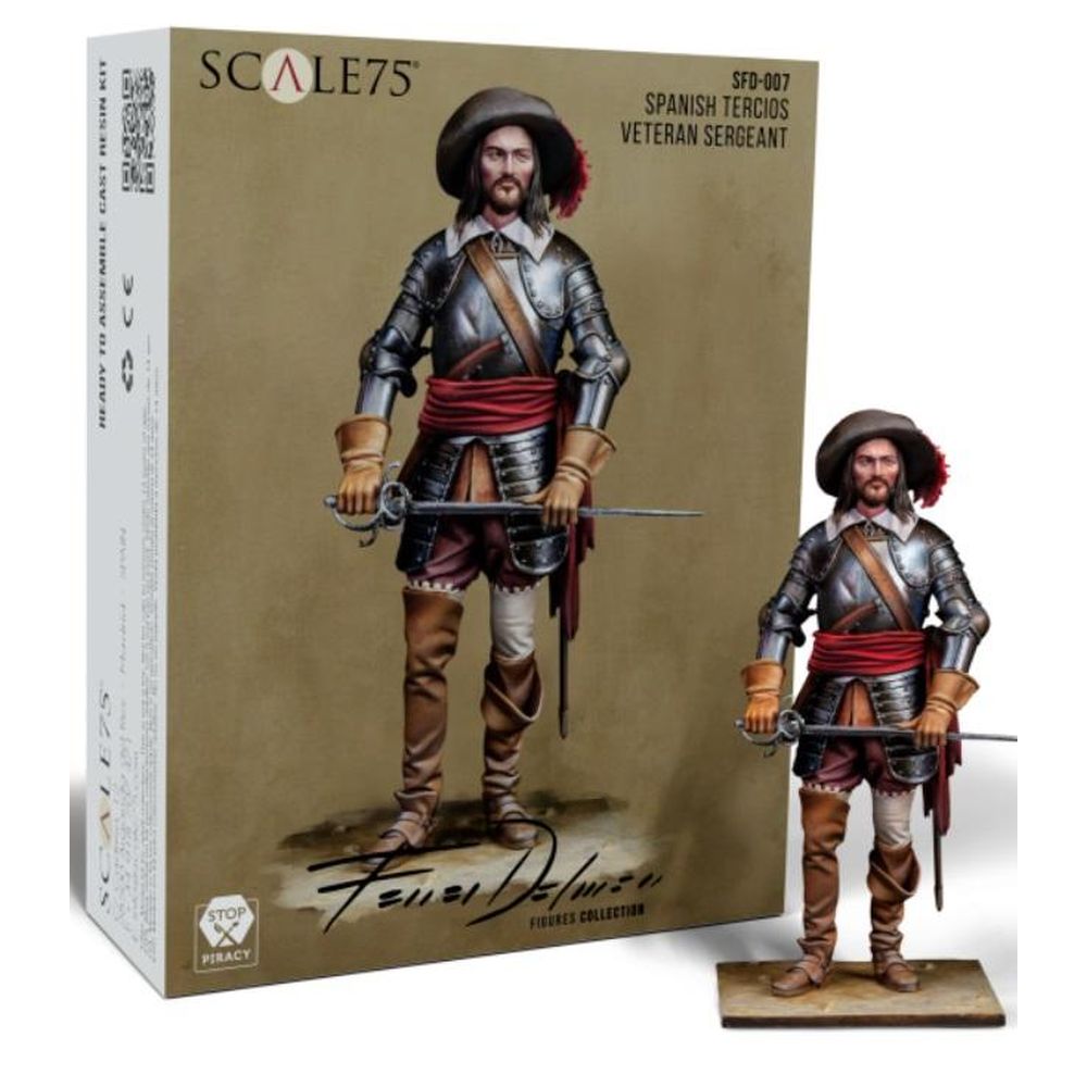 Scale 75 Figures Ferrer Dalmau Spanish Tercios; Veteran Sergeant (4)