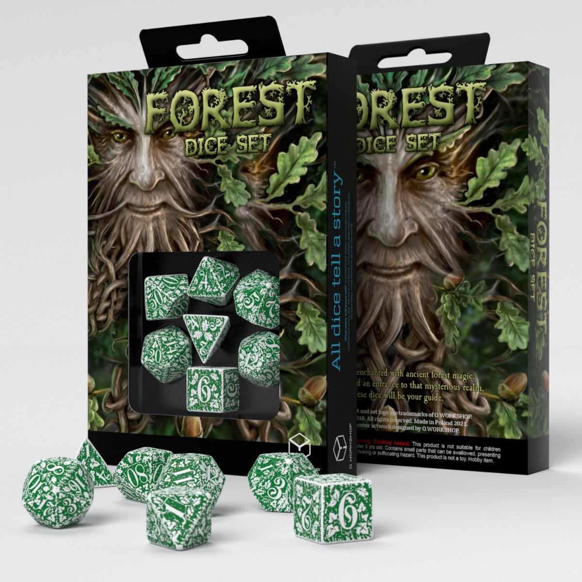 Q Workshop Forest Dice Set: Tundra