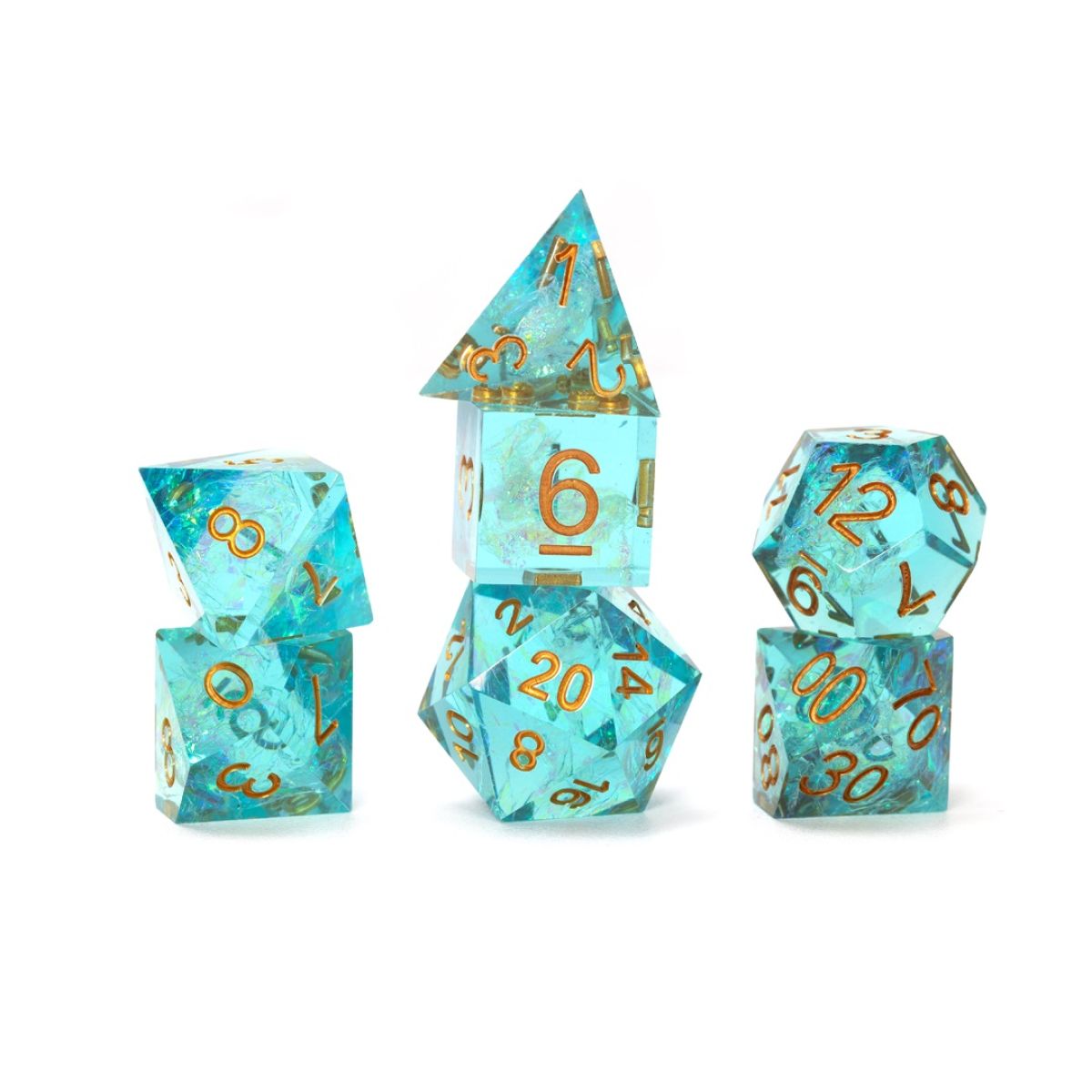 Sirius Dice Set Sharp Aqua Fairy - SDZ0014-08