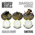 Green Stuff World Barbed Wire 1/52-1/48 (28mm-30mm) 5 meters