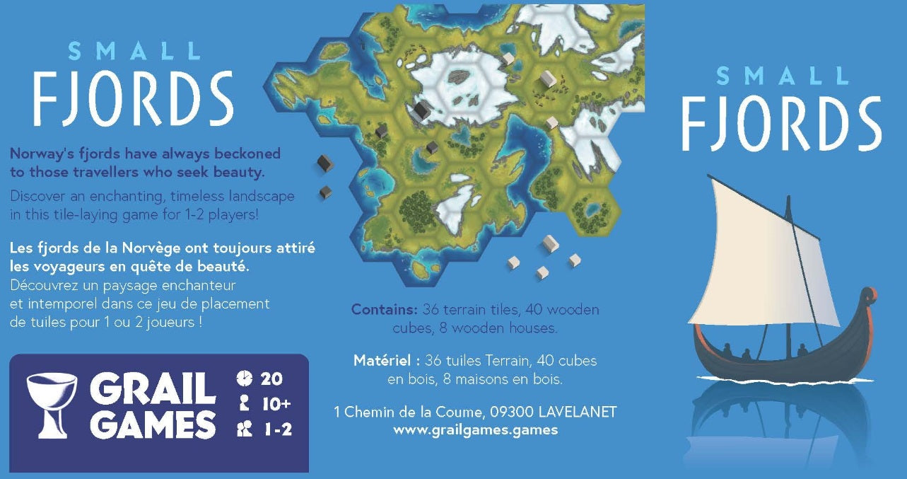 Grail Games GRL-FJO-006-583 Small Fjords (Pocket Line Edition)