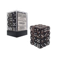 Chessex Translucent 12mm d6 Smoke/white Dice Block (36 dice)