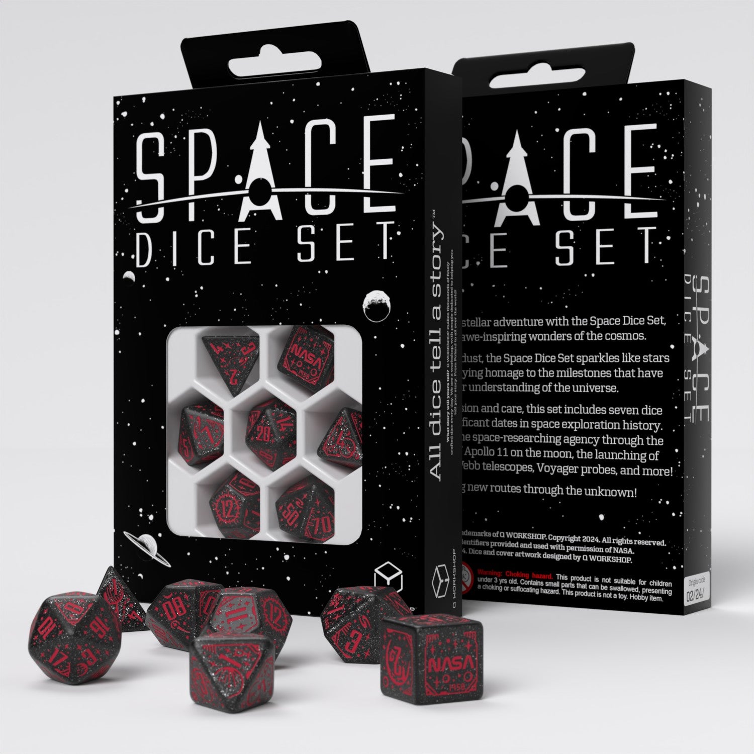 Q Workshop Space Dice Set: Voyager