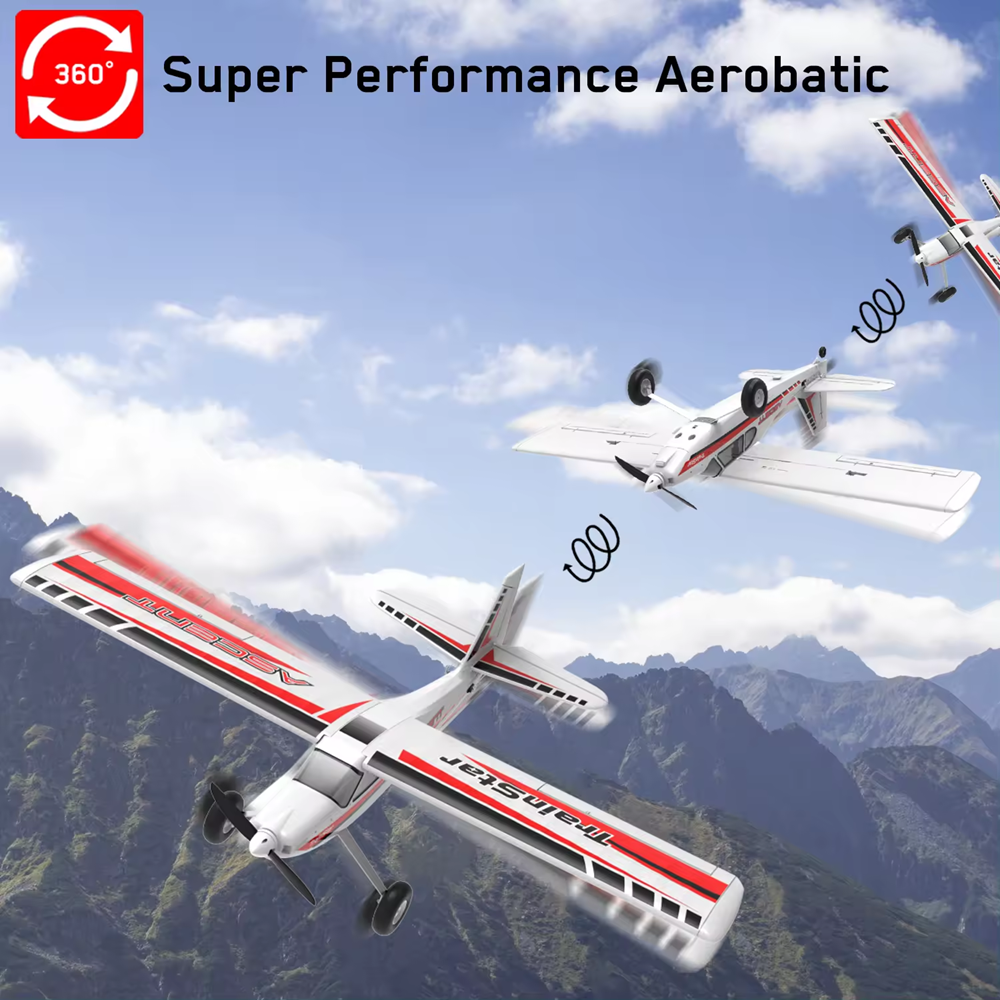 RC Plane - Trainstar Almost Ready To Fly - 140cm Performance Trainer 4 channels Brushless (8715278090477)