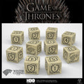 Q Workshop GOT/00190166/2025/1/B Game of Thrones Dice Set: Stark (10 x D6) (9250514665709)