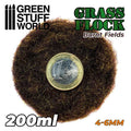Green Stuff World Electrostatic Grass Flock BURNT FIELDS 4-6mm (200ml)